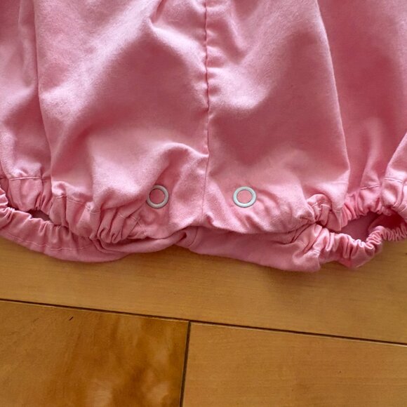 Vintage Baby Girl Bloomer Romper Playsuit Light Pink 90s Embroidered Zellers - Picture 5 of 7
